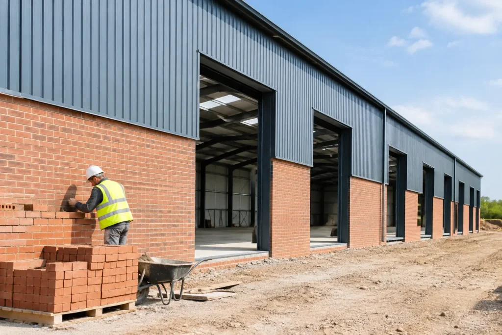 Basildon Warehouse Brickwork for Working Sites