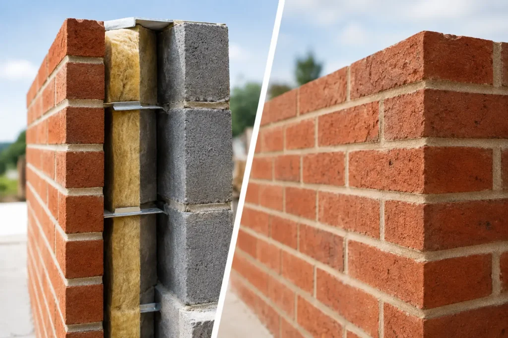 Cavity Wall Versus Solid Brickwork Explained